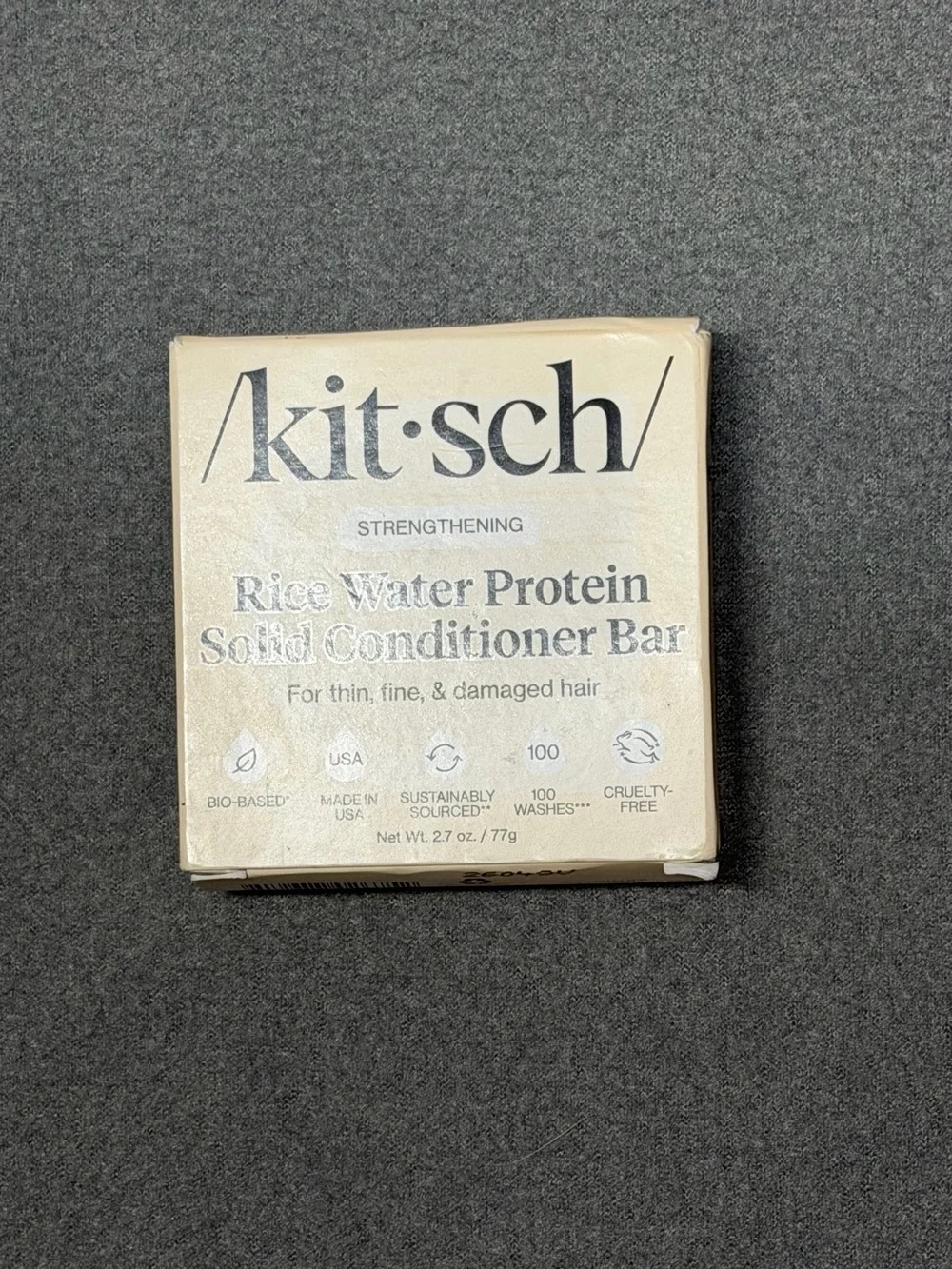 Kitsch Rice Water Protein Solid Conditioner Bar